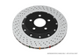 DBA DBA52608BLKLXD - 09-16 Cadillac CTS V Front Left 5000 Series 2-Piece Drilled Rotor w/Black Hat