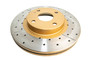 DBA DBA533X - 98 Mazda Protege (Front Caliper Cast No. 22-14) 1.8L Front Drilled & Slotted Street Series Rotor