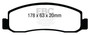 EBC UD1333 - Ultimax OEM Replacement Brake Pads