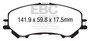 EBC UD1737 - 14+ Nissan Rogue 2.5 2 row seating Ultimax2 Front Brake Pads