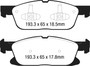 EBC UD1818 - 15+ Ford Edge 2.0 Turbo FWD Ultimax2 Front Brake Pads