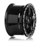 Forgestar F00170071P30 - D5 Beadlock 17x10 / 5x115 BP / ET30 / 6.6in BS Gloss Black Wheel