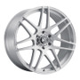 Forgestar F35820084P30 - X14 22x10 / 6x139.7 BP / ET30 / 6.7in BS Gloss Brushed Silver Wheel