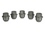 Ford Racing M-1012-H - 05-14 Mustang 1/2in -20 Thread Cone Seat Open Lug Nut Kit (5 Lug Nuts)