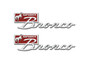 Ford Racing M-1447-BSPRT - Bronco Sport Script Fender Badge Kit Ford Racing M-1447-BSPRT - Bronco Sport Script Fender Badge Kit