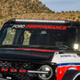 Ford Racing M-1820-BRR - Ford Performance Bronco Windshield Banner - White/Red
