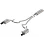 Ford Racing M-5200-M8GB - 16-17 Mustang GT 5.0L Coupe /Convertible EC-Type Cat-Back Exhaust System Blk Chrome Tips