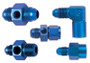 Fragola 495015-BL - Inline Gauge Adapter -6AN Female x -6AN Female - Black