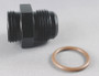 Fragola 495641-BL - 12AN x 1 1/16-12 (12) Radius Fitting Vac Pump - Black