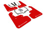 Rally Armor MF45-UR-RD/WH - 17-23 Subaru Impreza 4D/5D Red UR Mud Flap w/White Logo