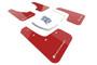 Rally Armor MF49-UR-RD/WH - 18-25 Subaru Ascent Red UR Mud Flap w/White Logo