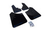 Rally Armor MF5-UR-BLK/BL - 03-08 Subaru Forester Black UR Mud Flap w/ Blue Logo