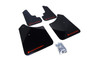 Rally Armor MF5-UR-BLK/RD - 03-08 Subaru Forester Black UR Mud Flap w/ Red Logo