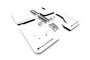 Rally Armor MF67-UR-WH/BLK - 18-25 Toyota Corolla Hatchback White UR Mud Flap Black Logo