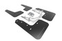 Rally Armor MF71-UR-BLK/DGRY - 17-21 Honda Civic EX/EX-L/LX (Hatchback) Black UR Mud Flap Dark Grey Logo