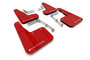 Rally Armor MF74-UR-RD/WH - 20-25 Toyota GR Yaris Red Mud Flap w/White Logo