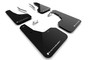 Rally Armor MF82-UR-BLK/WH - 22-24 Subaru Forester (Incl. Wilderness) Black UR Mud Flap w/White Logo