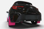 Rally Armor MF92-BCE22-PK/BLK - 22-25 Subaru WRX Pink Mud Flap BCE Logo