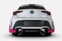 Rally Armor MF92-BCE22-PK/BLK - 22-25 Subaru WRX Pink Mud Flap BCE Logo