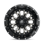 Fuel Wheels D56118909850 - Aluminum Wheels 18X9 Crush D561 6 On 135/6 On 139.7 Gloss Black Double Dark Tint Machined Face 106.4 Bore 1 Offset 8 Spoke Fuel Off Road Wheels