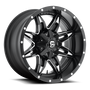 Fuel Wheels D56720909857 - Aluminum Wheels 20X9 Lethal D567 6 On 135/6 On 139.7 Matte Black Milled 106.4 Bore 20 Offset Fuel Off Road Wheels