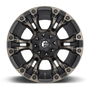 Fuel Wheels D56918908257A - Aluminum Wheels 18X9 Vapor D569 8 On 165.1 Matte Black Double Dark Tint 125.1 Bore 20 Offset Fuel Off Road Wheels