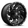 Fuel Wheels D57420202647 - Aluminum Wheels 20X12 Cleaver D574 5 On 114.3/5 On 127 Gloss Black/Milled 78.1 Bore -44 Offset 8 Spoke Fuel Off Road Wheels