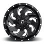Fuel Wheels D57420202647 - Aluminum Wheels 20X12 Cleaver D574 5 On 114.3/5 On 127 Gloss Black/Milled 78.1 Bore -44 Offset 8 Spoke Fuel Off Road Wheels