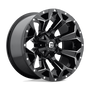 Fuel Wheels D57620009846 - Aluminum Wheels 20X10 Assault D576 6 On 135/6 On 139.7 Gloss Black Milled 106.1 Bore -19 Offset 8 Spoke Fuel Off Road Wheels