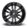 Fuel Wheels D59620907050 - Aluminum Wheels 20X9 Sledge D596 5 On 139.7/5 On 150 Matte Black/Gloss Black Lip 110.1 Bore 1 Offset Fuel Off Road Wheels