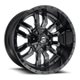 Fuel Wheels D59517902645 - Aluminum Wheels 17X9 Sledge D595 5 On 114.3/5 On 127 Gloss Black/Milled 78.1 Bore -12 Offset Fuel Off Road Wheels