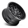 Fuel Wheels D59522208247 - Aluminum Wheels 22X12 Sledge D595 8 On 165.1 Gloss Black Milled 125.1 Bore -44 Offset Fuel Off Road Wheels