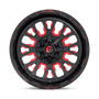 Fuel Wheels D61218909850 - Aluminum Wheels 18X9 Stroke D612 6 On 135/6 On 139.7 Gloss Red Milled 106.3 Bore 1 Offset Fuel Off Road Wheels Fuel Wheels D61218909850 - Aluminum Wheels 18X9 Stroke D612 6 On 135/6 On 139.7 Gloss Red Milled 106.3 Bore 1 Offset Fuel Off Road Wheels