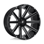 Fuel Wheels D61524209847 - Aluminum Wheels 24X12 Contra D615 6 On 135/6 On 139.7 Gloss Black Milled 106.3 Bore -44 Offset Multi Spoke Fuel Off Road Wheels Fuel Wheels D61524209847 - Aluminum Wheels 24X12 Contra D615 6 On 135/6 On 139.7 Gloss Black Milled 106.3 Bore -44 Offset Multi Spoke Fuel Off Road Wheels