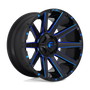 Fuel Wheels D64420907050 - Aluminum Wheels 20X9 Contra D644 5 On 139.7/5 On 150 Gloss Blue Milled 110.3 Bore 1 Offset Multi Spoke Fuel Off Road Wheels Fuel Wheels D64420907050 - Aluminum Wheels 20X9 Contra D644 5 On 139.7/5 On 150 Gloss Blue Milled 110.3 Bore 1 Offset Multi Spoke Fuel Off Road Wheels