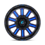 Fuel Wheels D64620001747 - Aluminum Wheels 20X10 Hardline D646 8 On 170 Gloss Black/Candy Blue 125.1 Bore -18 Offset Fuel Off Road Wheels Fuel Wheels D64620001747 - Aluminum Wheels 20X10 Hardline D646 8 On 170 Gloss Black/Candy Blue 125.1 Bore -18 Offset Fuel Off Road Wheels