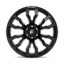 Fuel Wheels D67320008447 - Aluminum Wheels 20X10 Blitz D673 6 On 139.7 Gloss Black Milled 106.1 Bore -18 Offset Multi Spoke 39 Lbs Fuel Off Road Wheels