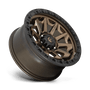 Fuel Wheels D69615808337 - Aluminum Wheels 15X8 Covert D696 6 On 139.7 Matte Bronze Black Bead Ring 108 Bore -19 Offset Multi Spoke Fuel Off Road Wheels