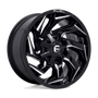 Fuel Wheels D75318909850 - Aluminum Wheels 18X9 Reaction D753 6 On 135/6 On 139.7 Gloss Black Milled 106.1 Bore 1 Offset Fuel Off Road Wheels Fuel Wheels D75318909850 - Aluminum Wheels 18X9 Reaction D753 6 On 135/6 On 139.7 Gloss Black Milled 106.1 Bore 1 Offset Fuel Off Road Wheels