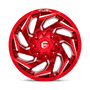 Fuel Wheels D75417902650 - Aluminum Wheels 17X9 Reaction D754 5 On 114.3/5 On 127 Candy Red/Milled 78.1 Bore 1 Offset Fuel Off Road Wheels Fuel Wheels D75417902650 - Aluminum Wheels 17X9 Reaction D754 5 On 114.3/5 On 127 Candy Red/Milled 78.1 Bore 1 Offset Fuel Off Road Wheels