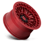 Fuel Wheels D75817908445 - Aluminum Wheels 17X9 Trigger D758 6 On 139.7 Candy Red 106.1 Bore -12 Offset Fuel Off Road Wheels