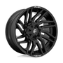 Fuel Wheels D77622001847 - Aluminum Wheels 22X10 Typhoon D776 8 On 180 Gloss Black 124.3 Bore -18 Offset Fuel Off Road Wheels