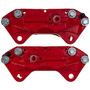PowerStop S1784 - Power Stop 95-03 Toyota Tacoma Front Red Calipers w/o Brackets - Pair