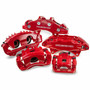 PowerStop S3406 - Power Stop 2006 Lexus GS300 Rear Red Calipers w/Brackets - Pair
