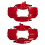PowerStop S3780 - Power Stop 08-14 Subaru Impreza Rear Red Calipers w/o Brackets - Pair