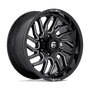 Fuel Wheels D80720908450 - Aluminum Wheels 20X9 Hurricane D807 6 On 139.7 Gloss Black Milled 106.1 Bore 1 Offset Fuel Off Road Wheels