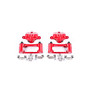 PowerStop S4696 - Power Stop 98-02 Chevrolet Camaro Rear Red Calipers w/Brackets - Pair