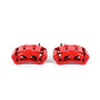 PowerStop S4996 - Power Stop 05-12 Ford F-350 Super Duty Front Red Calipers w/Brackets - Pair PowerStop S4996 - Power Stop 05-12 Ford F-350 Super Duty Front Red Calipers w/Brackets - Pair