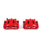 PowerStop S4606A - Power Stop 95-02 Ford Ranger Front Red Calipers w/Brackets - Pair