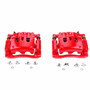 PowerStop S5076 - Power Stop 08-12 Ford F-250 Super Duty Rear Red Calipers w/Brackets - Pair